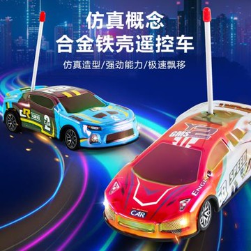 新款鐵皮合金遙控車小汽車兒童玩具車迷你遙控車玩具工廠直銷跨境