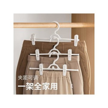 褲架褲夾子無痕掛褲子收納神器專用晾衣架裙夾防滑懶角落家用兒童
