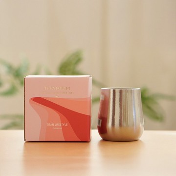 純鈦雙層小酒杯 70ml shot杯/鈦酒杯/聞香杯/咖啡杯