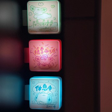 麻糬寶寶角色磁鐵燈箱