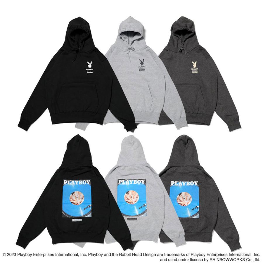 DREAMTEAM dream Team ドリームチーム × Playboy プレイボーイ Side A Hooded Pullover DT-680  パーカー フーディ 長袖 メンズ ブランド | LINEブランドカタログ