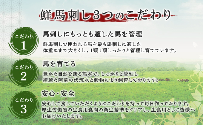 鮮馬刺し バラエティー 3種 セット 食べ比べ 馬刺し 馬刺 馬肉 肉 お肉 冷凍