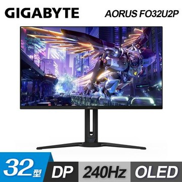 【GIGABYTE 技嘉】AORUS FO32U2P 32型 240Hz QD-OLED 電競螢幕