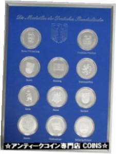 アンティークコイン コイン 金貨 銀貨 MEDALS OF THE GERMAN STATES STERLING SILVER PROOF MEDALLION SET FRANKLIN MINT