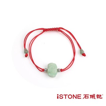 石頭記 翡翠貔貅紅線手鍊-財源滾滾一把抓