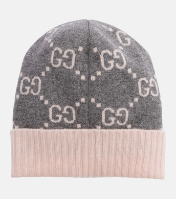 Gucci GG cashmere jacquard beanie