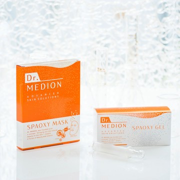 Dr. MEDION美的顏 極效保濕碳酸面膜組 SPAOXY碳酸凝膠面膜(3入)+SPAOXY碳酸面膜(3入) 日本官方