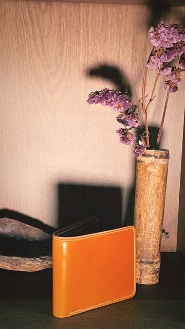 【梁絮皮藝】手縫馬臀革短夾/馬臀皮/皮革/真皮/錢包/財布/Marcel