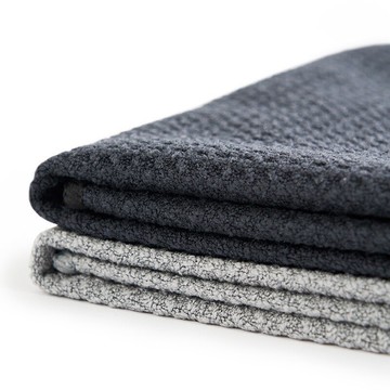 CAFEDE KONA 吧台毛巾 吧檯抹布 清潔布 手柄清潔布 黑色/灰色『歐力咖啡』