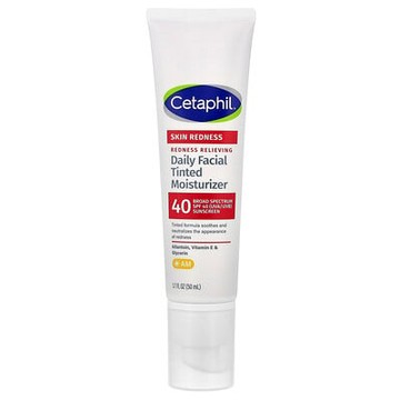 Cetaphil, 緩解紅腫，日用面部保溼抗曬霜，SPF 40，1.7 液量盎司（50 毫升）