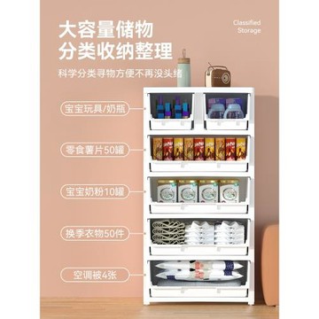 加厚兒童衣柜收納柜子抽屜式塑料寶寶衣服家用玩具置物零食儲物