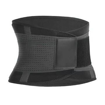 AOLIKES 奧力克斯 深蹲運動護腰 FC061 尼龍+丁苯橡膠(SBR) 透氣網布 後腰強化支撐  M  黑色  1個