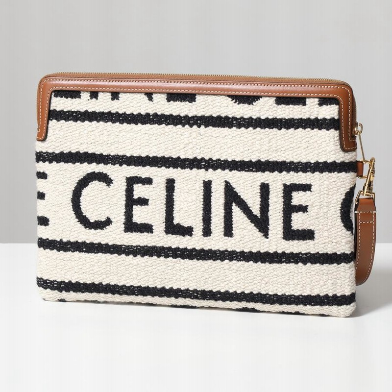 CELINE セリーヌ クラッチバッグ Small Pouch with strap 10J502EGV