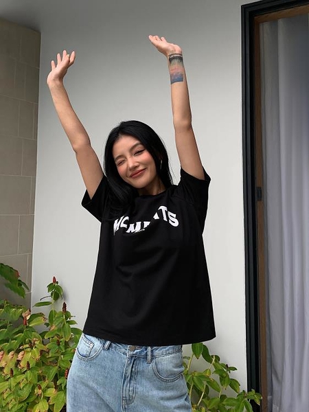 美式短袖t恤女寬松夏季新款正韓百搭白色印花純棉上衣