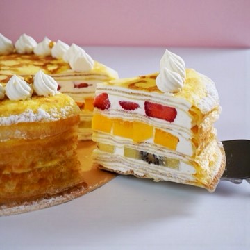 【菓本多田】水果千層蛋糕 7 吋 生日蛋糕  蛋奶素 低溫宅配