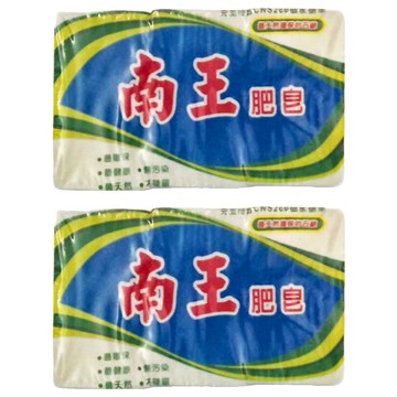 LANOWN 南王 VP白肥皂套組 添加清潔蘇打粉 精緻油酯皂色澤透白 溫和中性配方不刺激皮膚  510g  2組