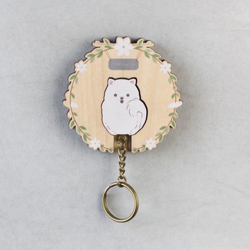 Key House 花圈博美 生日禮物 交換禮物 情人節禮物 聖誕禮物