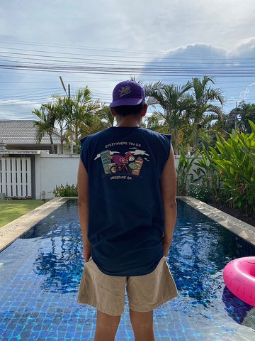 Otter Cycling Cotton Tank Top / M L / 4 色