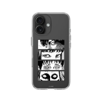 iPhone 16 Clear Case（相機按鈕） 透明 - 伊藤潤二驚選集 Junji Ito - 凝視