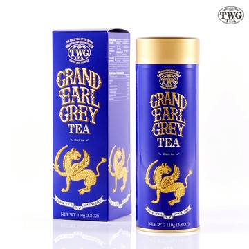 【TWG Tea】頂級訂製茗茶 尊爵伯爵茶 110g/罐(Grand Earl Grey Tea; 紅茶)