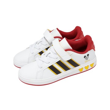 [ACS] adidas 休閒鞋 Grand Court Mickey El K 中大童 白 紅 迪士尼 米奇 聯名 愛迪達 JQ8067