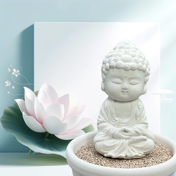 淨念吉祥小佛之培德小盤套組  傳遞心靈智慧 提升居家品味