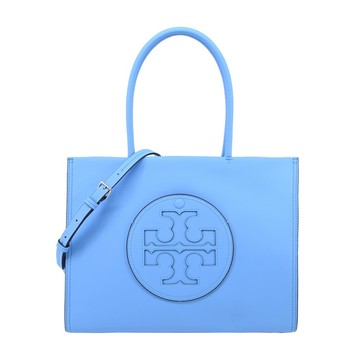 [平輸版] 【TORY BURCH】ELLA BIO磁吸手提/斜背兩用托特包(水藍)真品平輸