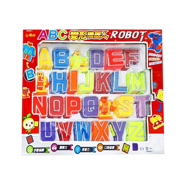 世一 ABC ROBOT  ABC 變形機器人 多色  1盒