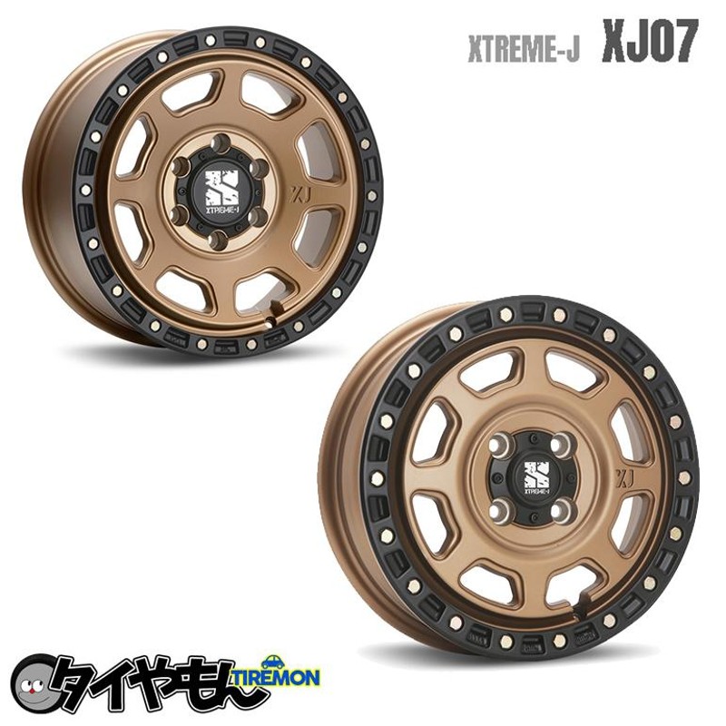 MLJ XTREME-J XJ07 13インチ 4H100 4J +43 4本セット マットブロンズ ...