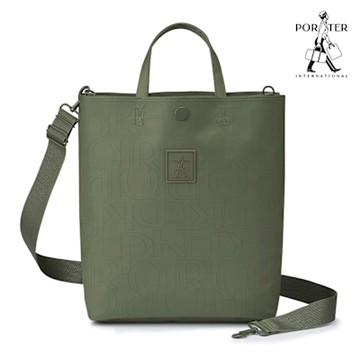 PORTER INTERNATIONAL - 雷雕新韻RENEW托特包 (L) - 軍綠