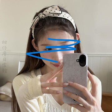 🔥2件9折🍊臺北出貨🍊可開發票suzyacc kr波點兔耳朵蝴蝶結細髮箍女2026新款小衆設計感百搭頭箍