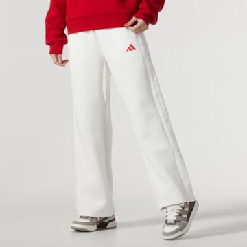 adidas 愛迪達 長褲 女 休閒褲 CNY新年 CW WIDE KN PNT 白 JZ1644