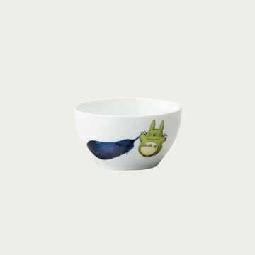 真愛日本 宮崎駿 吉卜力 龍貓 蔬果彩繪茄子 精緻飯碗 陶瓷碗 斯里蘭卡製 餐碗 飯碗 餐具 禮物 18103000014