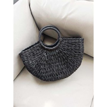 2025新款ins優質歐美百搭編織草編包 手提草包 沙灘包 草包 女包