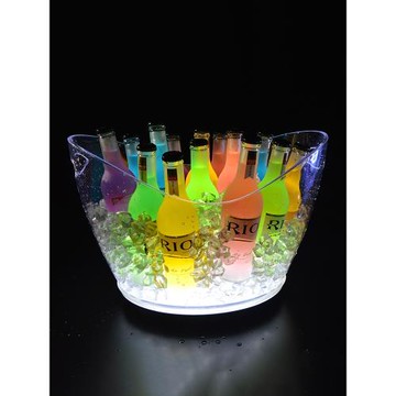 發光元寶大冰桶雪糕酒吧ktv網紅啤酒桶香檳紅酒洋酒塑料戶外冰筒