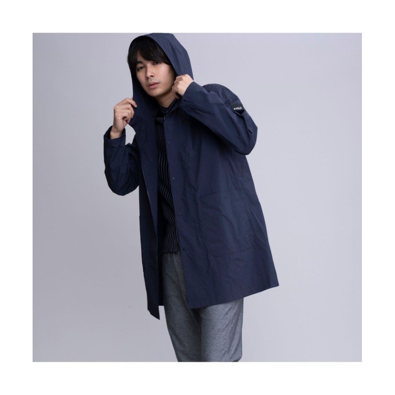 エーグル 撥水 ワッシャータッチ ロングパーカ コート メンズ ダークネイビー S Aigle 通販 Lineポイント最大get Lineショッピング