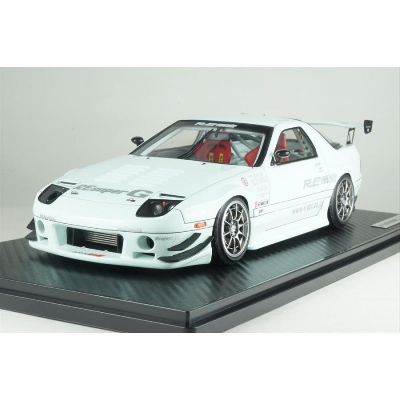 イグニッションモデル 1/18 マツダ RX-7 FC3S RE 雨宮ホワイト 完成品