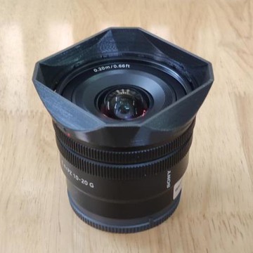 自制適用于索尼 SONY E 4/PZ 10-20 G SELP1020G 鏡頭 方形遮光罩