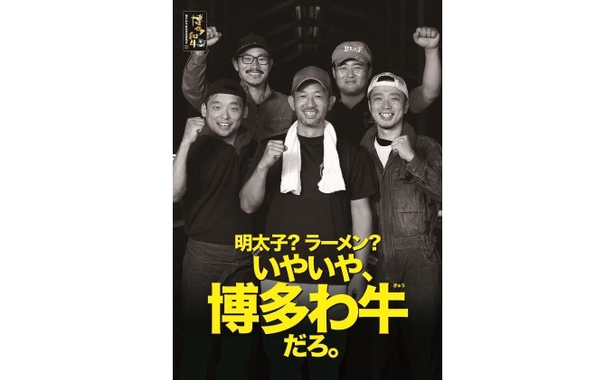 牛肉 国産 博多和牛 肩ロース スライス＆焼肉用 各約400g 福岡県産 配送不可：離島