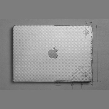 Pipetto MacBook Air 15 吋 Hardshell Dots - 霧透點狀保護殼