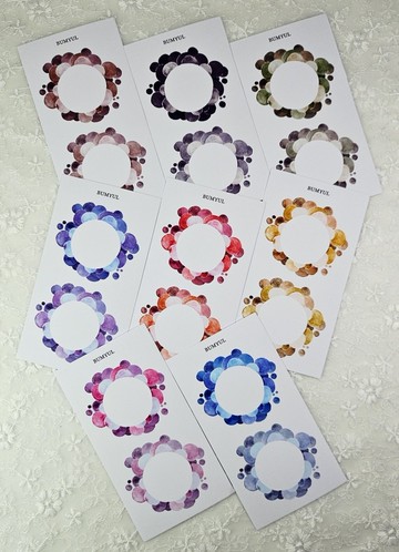 泡泡圓框裝飾貼