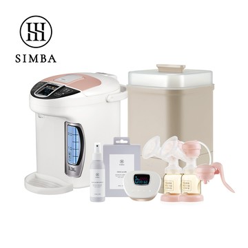 【小獅王辛巴】育兒智能電器頂級旗艦全配組(免費升級雙邊)