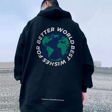 加肥加大碼連帽外套男女同款拉鏈衛衣寬松加絨休閑百搭純棉春秋款