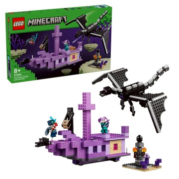 LEGO 樂高 21264 積木玩具 終界龍和終界船 The Ender Dragon and End Ship  1盒