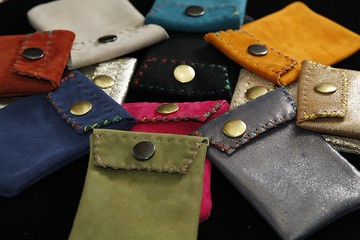 【合作推出】 皮ML工作室 手工真皮文玩袋 (可客製)