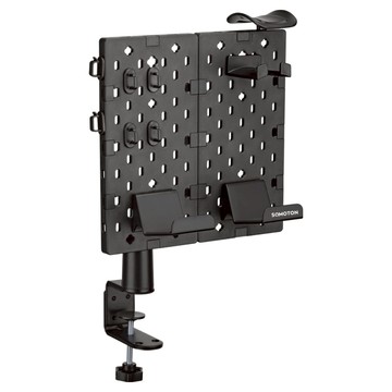 SAMOTON 薩摩頓 旋轉收納洞洞板 可自由DIY/收納遊戲手把/耳機 MDB-2  1個  黑色