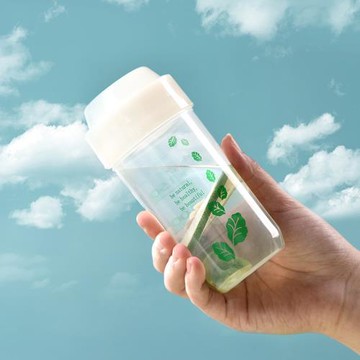 隨行攜帶大口徑塑料250ml搖搖杯