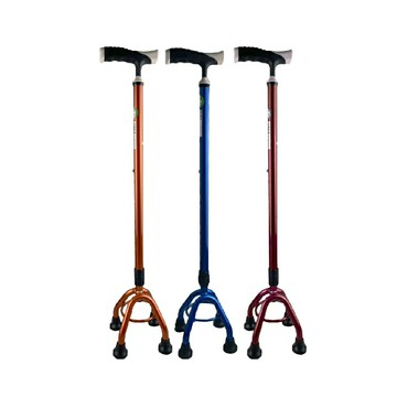 來而康 富致康 醫療用手杖 (未滅菌) FZK-2051 鋁小K  四腳 拐杖 小爪  手杖 FZK2051