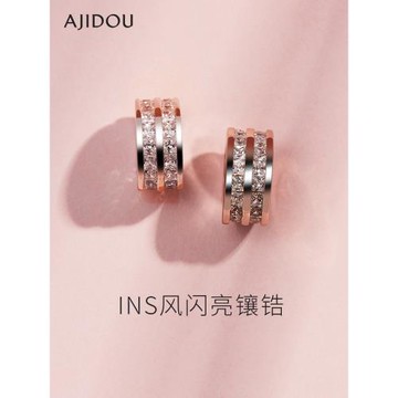 阿吉豆項鏈女款小蠻腰小眾輕奢百搭飾品商場同款鎖骨鏈頸鏈毛衣鏈