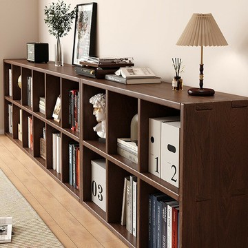 實木 書架 落地 置物架 幼兒園自由組合格子櫃儲物收納矮家用 書櫃[DD0502005]